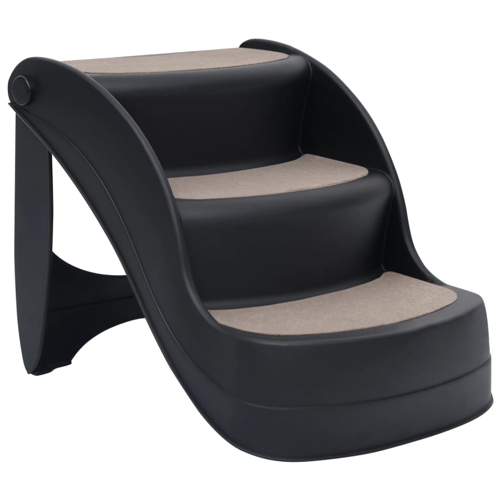 vidaXL Dog Stairs Foldable Dog Ramp Pet Stairs for High Bed Couch Car Sofa