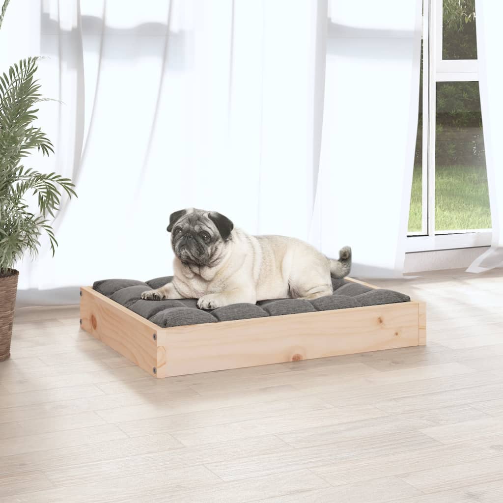 vidaXL Dog Bed Dog Sofa Bed Pet Couch Seat with Wooden Frame Solid Wood Pine