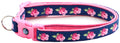 Pink Tea Party Roses Breakaway Cat Collar