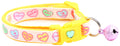 Pastel Conversation Hearts Cat Collar