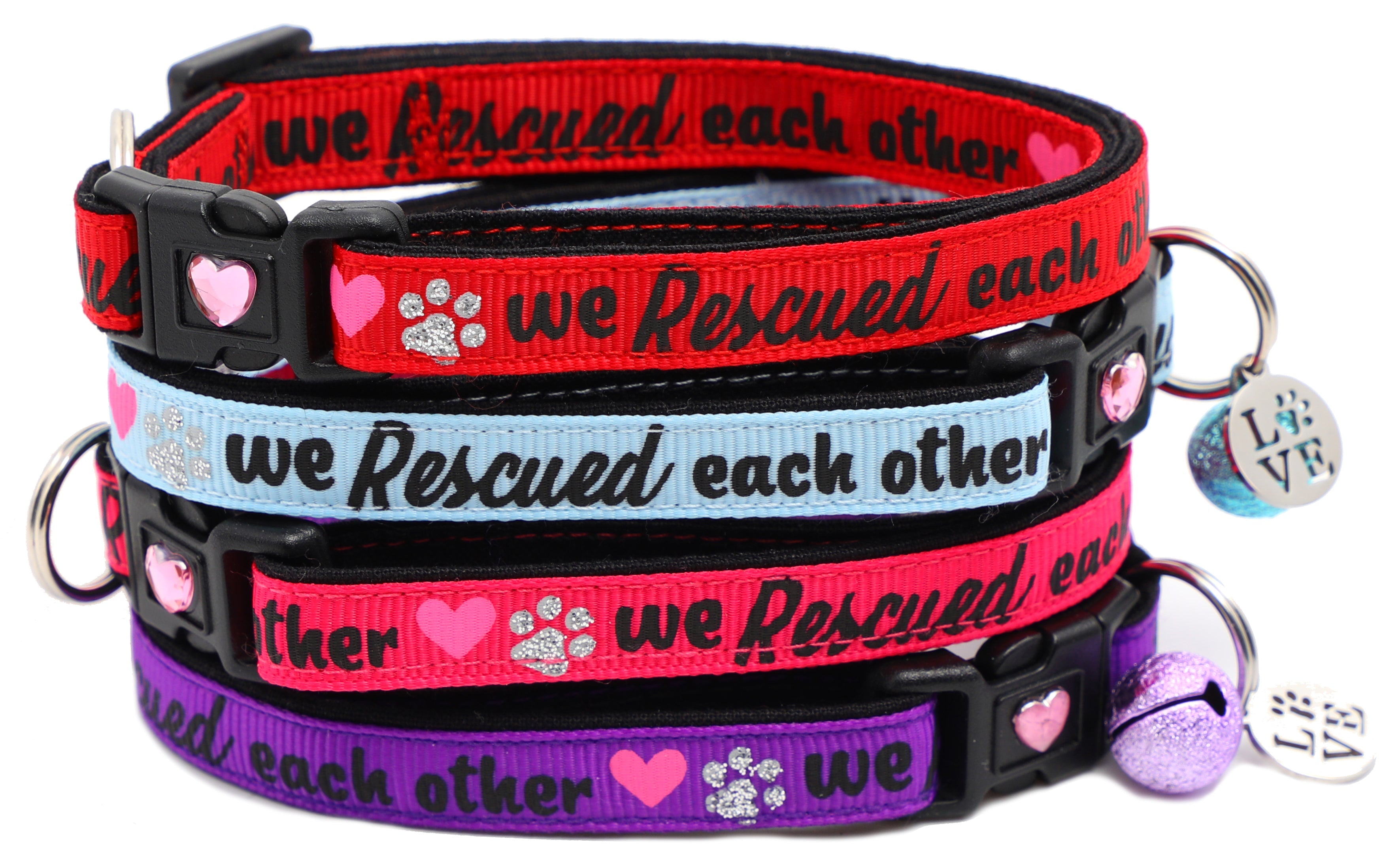 We Rescued Each Other Breakaway Cat Collar
